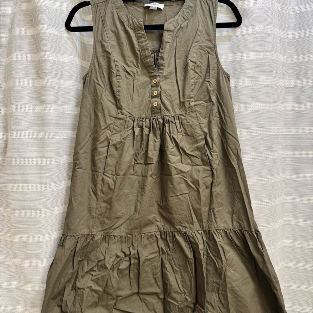 Calvin Klein Olive Green Dress